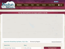 Tablet Screenshot of hookahbars.com